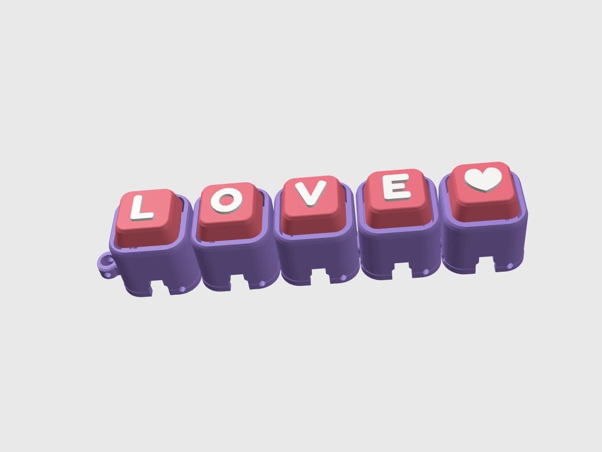 Ide clicker: LOVE + hati