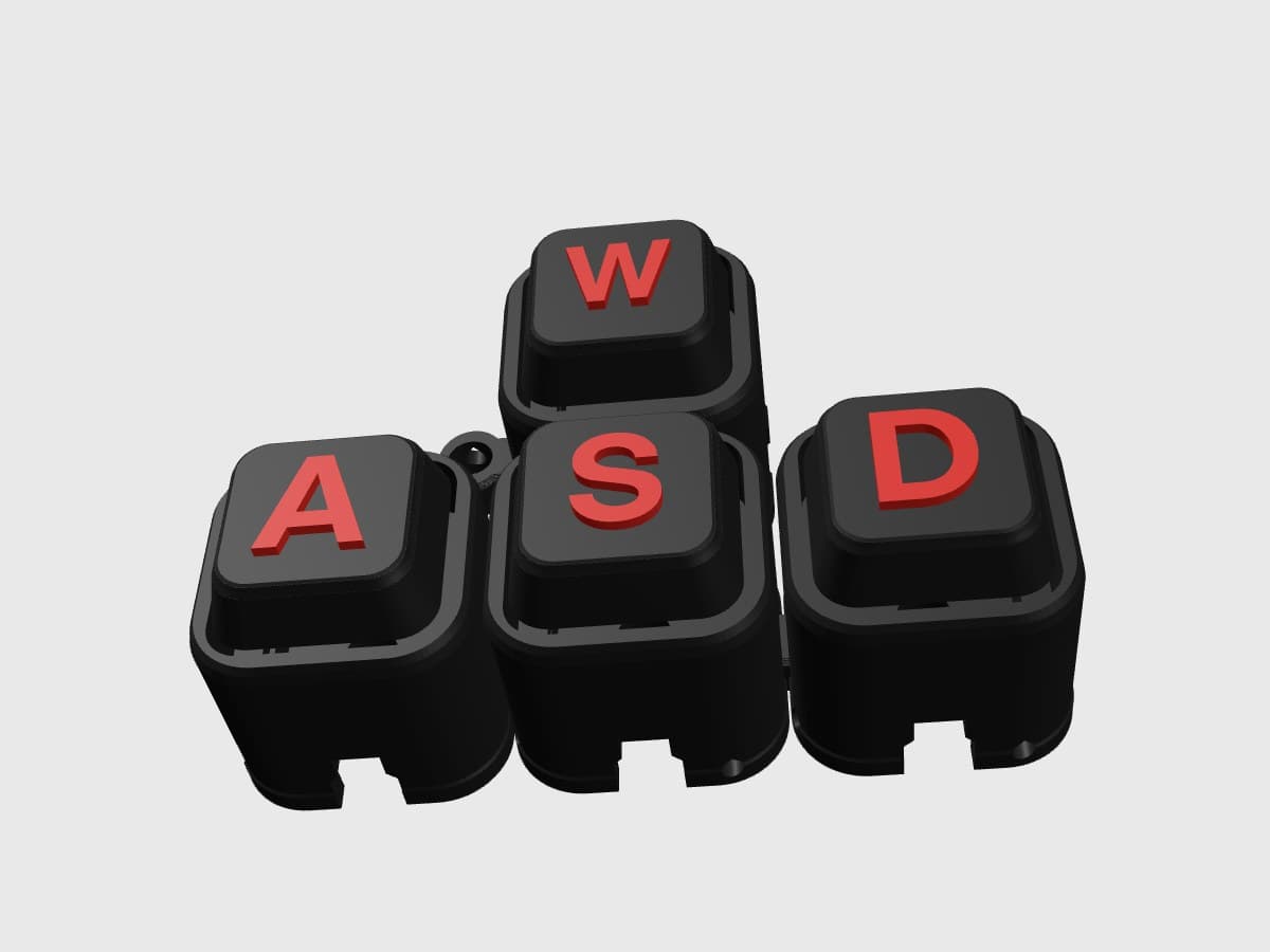 Ide clicker: Gaming WASD
